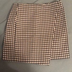 Checked skirt